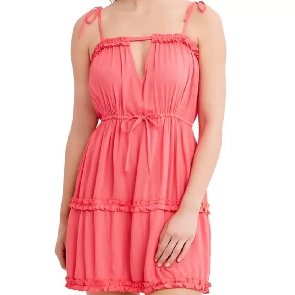 BCBGeneration Adjustable Keyhole Cover-Up Dress